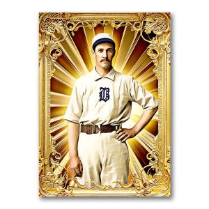 Kid Nichols Signed Starpop Art Card 01/20