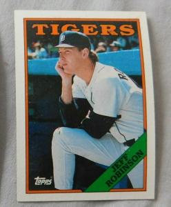 1988 Topps Detroit Tigers Baseball Card - Choose One