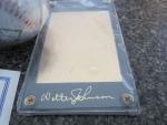 Walter Johnson 22K Gold Baseball Card Set