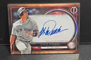2020 Topps Tribute Jorge Posada Autograph 6/10