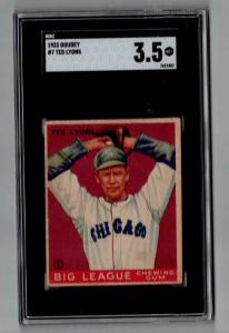 1933 Goudey Ted Lyons Chicago White Sox Card