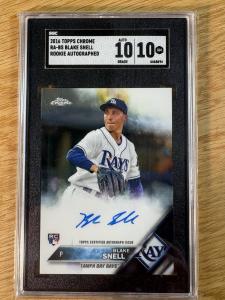 2016 Topps Chrome Blake Snell Rookie Card SGC 10
