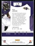 2021 Panini Playoff Ray Lewis Ravens Card
