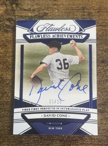 2023 David Cone Sapphire Auto /15 Yankees Card