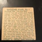 1935 Diamond Stars Lefty Grove Baseball Card