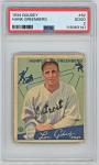 1934 Goudey Hank Greenberg Rookie Card #62