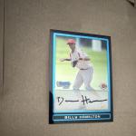 2009 Bowman Chrome Billy Hamilton Blue Refractor Auto