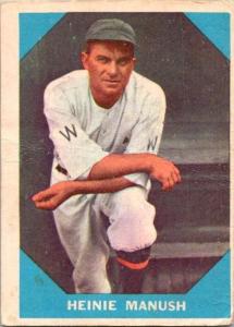 Heinie Manush 1960 Fleer Baseball Card #18