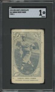 1922 Neilson's Red Faber Chicago White Sox Card