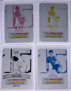 2025 Leaf George Brett Crystal Base A Plate 1/1