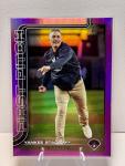 2025 Topps Update Andy Pettitte Pink Foil Card