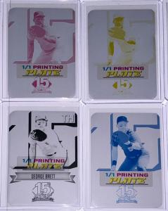 2025 Leaf George Brett Crystal Base Printing Plate 1/1