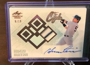 2024 Leaf Trinity Hideki Matsui Game-Used Patch Auto