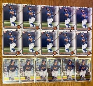 Jett Williams 2022 Bowman Draft #190 Chrome Lot