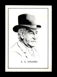1950-56 Callahan HOF #NNO A.G. Spalding Card