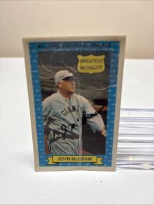 John McGraw 3D Kellogg’s All-Time Greats Card