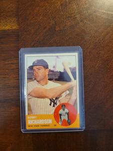 1963 Topps Bobby Richardson Baseball Card #420