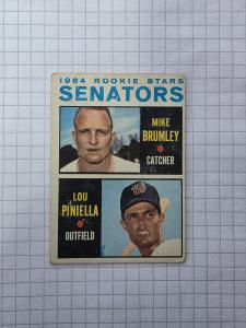 1964 Topps Rookie Stars Lou Piniella & Mike Brumley