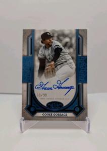 Goose Gossage Blue Foil Topps Auto #/99