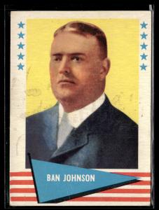 1961 Fleer Ban Johnson Baseball Card #48