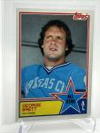 1983 Topps George Brett Baseball Card #388