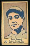1928 Tony Lazzeri W513 Strip Card Baseball