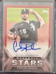 2021 Topps Red Autograph Carlos Rodon 12/25