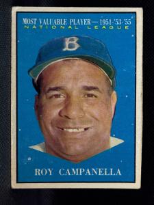 1961 Topps Roy Campanella #480 Brooklyn Dodgers Card
