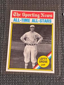 1976 Topps Lefty Grove #350 All-Time All-Stars