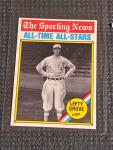 1976 Topps Lefty Grove #350 All-Time All-Stars