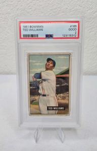 1951 Bowman Ted Williams Baseball Card #165