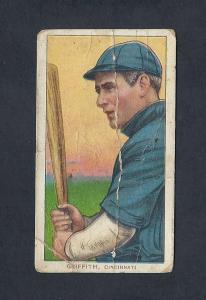 T206 Clark Griffith Cincinnati Reds Batting Card