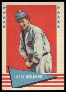 1961 Fleer Baseball Greats #42 Harry Heilmann Card