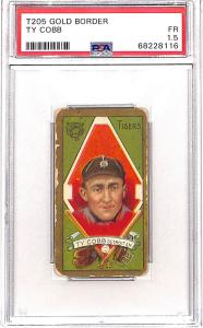1911 T205 Ty Cobb Gold Border Baseball Card