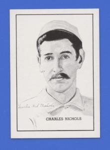 1950 Charles Nichols Hall of Fame Sports Card