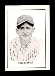 1950 Callahan Herb Pennock HOF #59 Sports Card