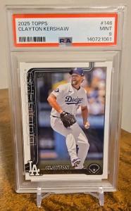 2025 Topps Clayton Kershaw #146 PSA 9 Card