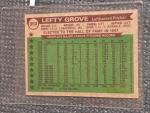 1976 Topps Lefty Grove #350 All-Time All-Stars