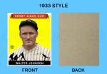 Walter Johnson Washington Senators Art Card