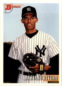 1993 Bowman Mariano Rivera Baseball Card #327