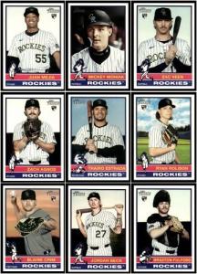 2025 Topps Heritage Colorado Rockies Team Set