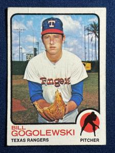1973 Topps Bill Gogolewski Texas Rangers Card