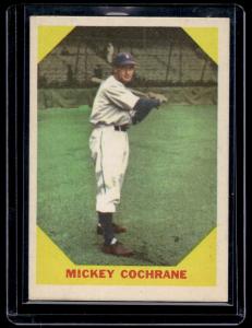 1960 Fleer Baseball Greats Mickey Cochrane Card