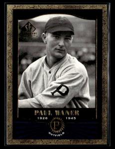 2001 SP Legendary Cuts Paul Waner Pirates Card