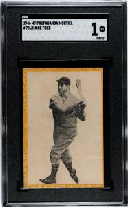 1946 Jimmie Foxx #70 Sports Card - Montiel