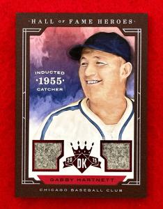 Gabby Hartnett 2015 Diamond Kings Framed Jersey #d/15