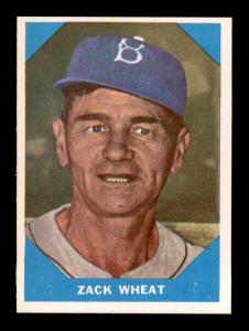 1960 Fleer Zach Wheat #12 Sports Card