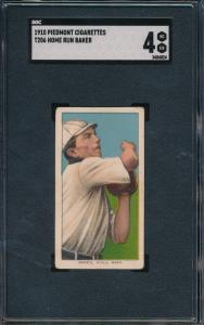 1910 T206 Frank Baker Sports Card SGC 4