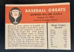1961 Fleer Ray Schalk Baseball Card #136