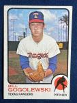 1973 Topps Bill Gogolewski Texas Rangers Card